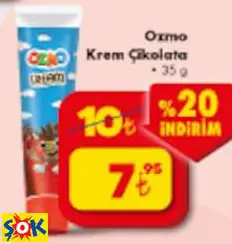OZMO KREM ÇİKOLATA 35 G